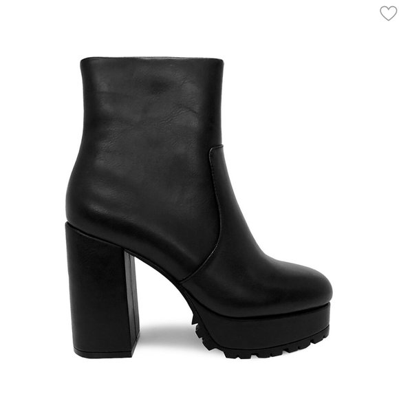 Design Lab Shoes - Black Platform Ankle Boots | Minimalist | US 10 | Design Lab
